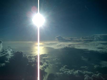 Central Caribbean, over water